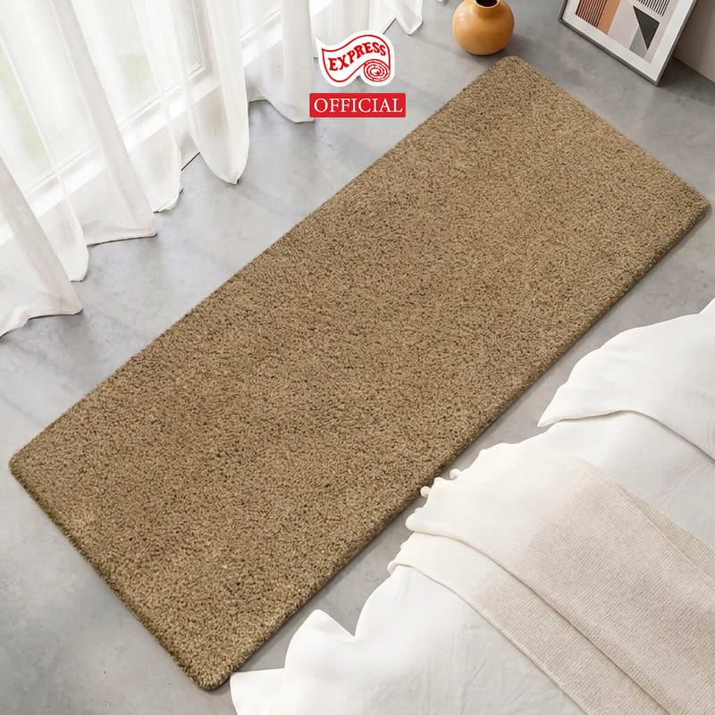พรมเช็ดเท้ายาว EXPRESS CARPET รุ่น AL8-2 ขนาด50X120 ซม. หนา 20 มม. สีน้ำตาล 